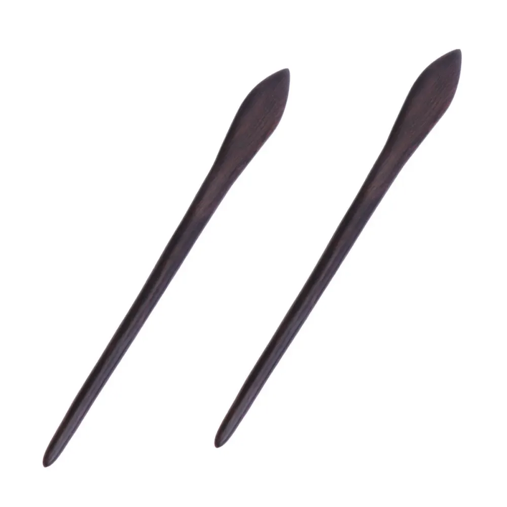 

2PCS Retro Hair Updo Headdress Sandalwood Hairpins Vintage Hair Insert Antiquing Hair Decorations (Shuttle)