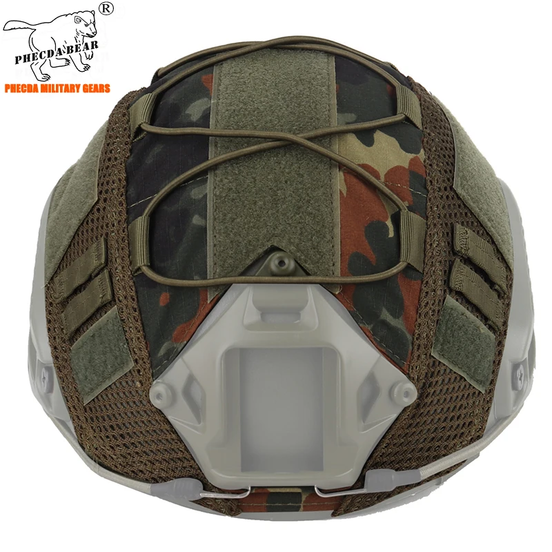 Чехол для шлема PHECDA BEAR 65 35 Полиэстер Хлопок камуфляж армейские фанаты