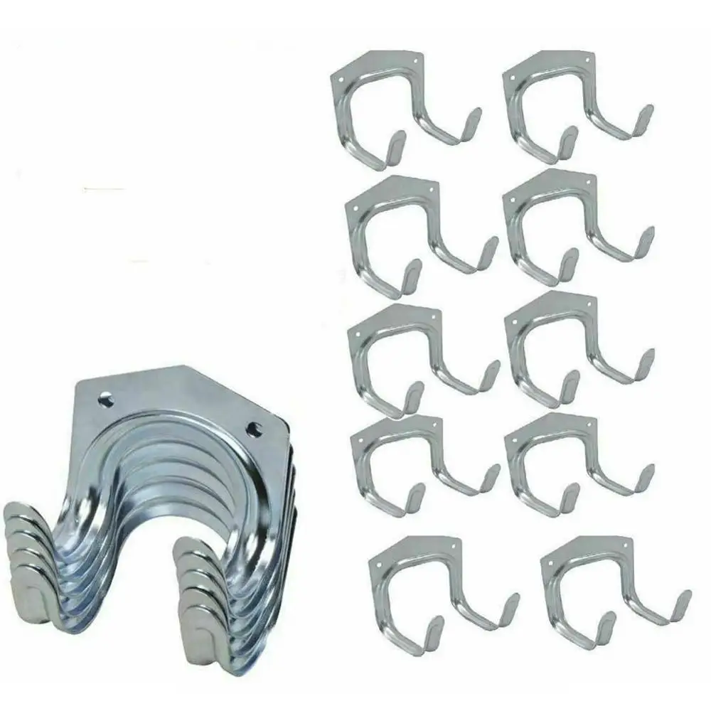 10 шт. Крючки вешалки Набор инструментов повесить гараж сарай подвесной кронштейн