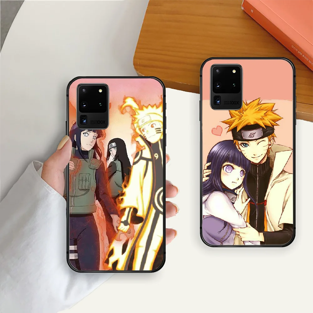 

NARUTO Uzumaki Naruto Phone Case Cover For Samsung Galaxy Note S 7 8 9 10 10E 20 Plus Lite Uitra Black 3D Cover Funda