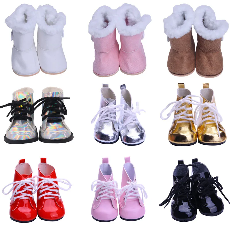 Doll 9 Styles Fashion Winter Boots For 18-Inch American & 43 Cm Born Baby Our Generation Christmas Birthday Girl's Gift