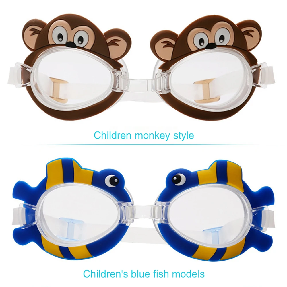 Детские подростковые плавательные очки HD Кремнеземные милые Мультяшные