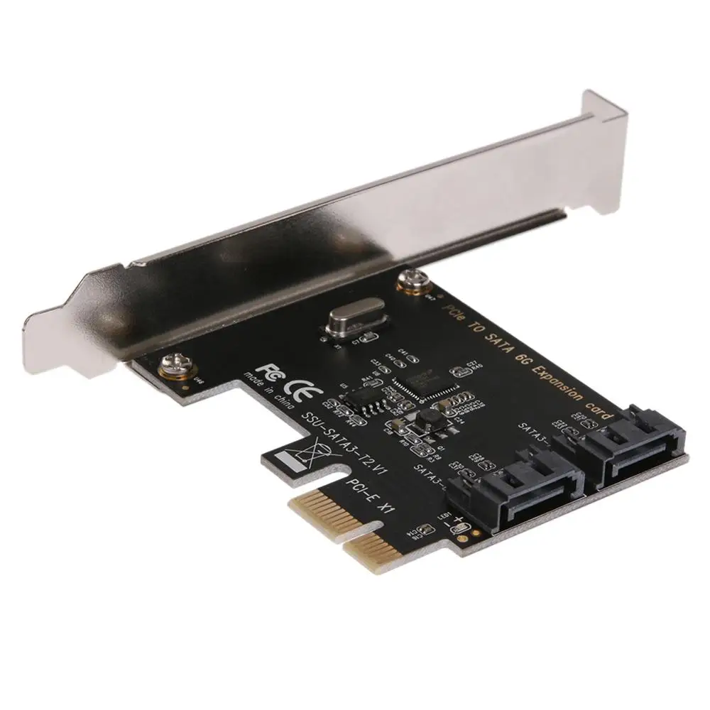 PCI E 1X 4X 8X 16X Express к порту SATA3.0 SATA III 6G Контроллер Расширения адаптер для компьютера