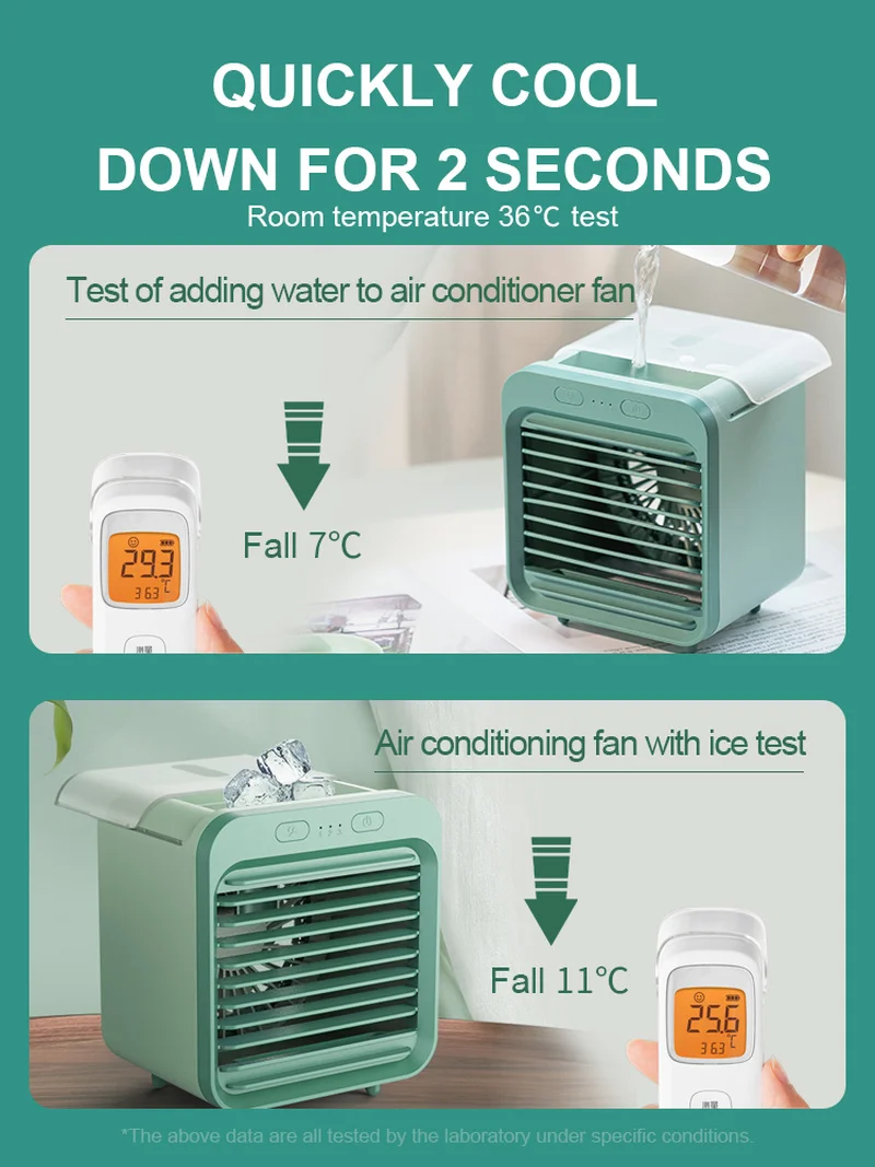 Настольный портативный Кондиционер USB студенческий кулер для общежития
