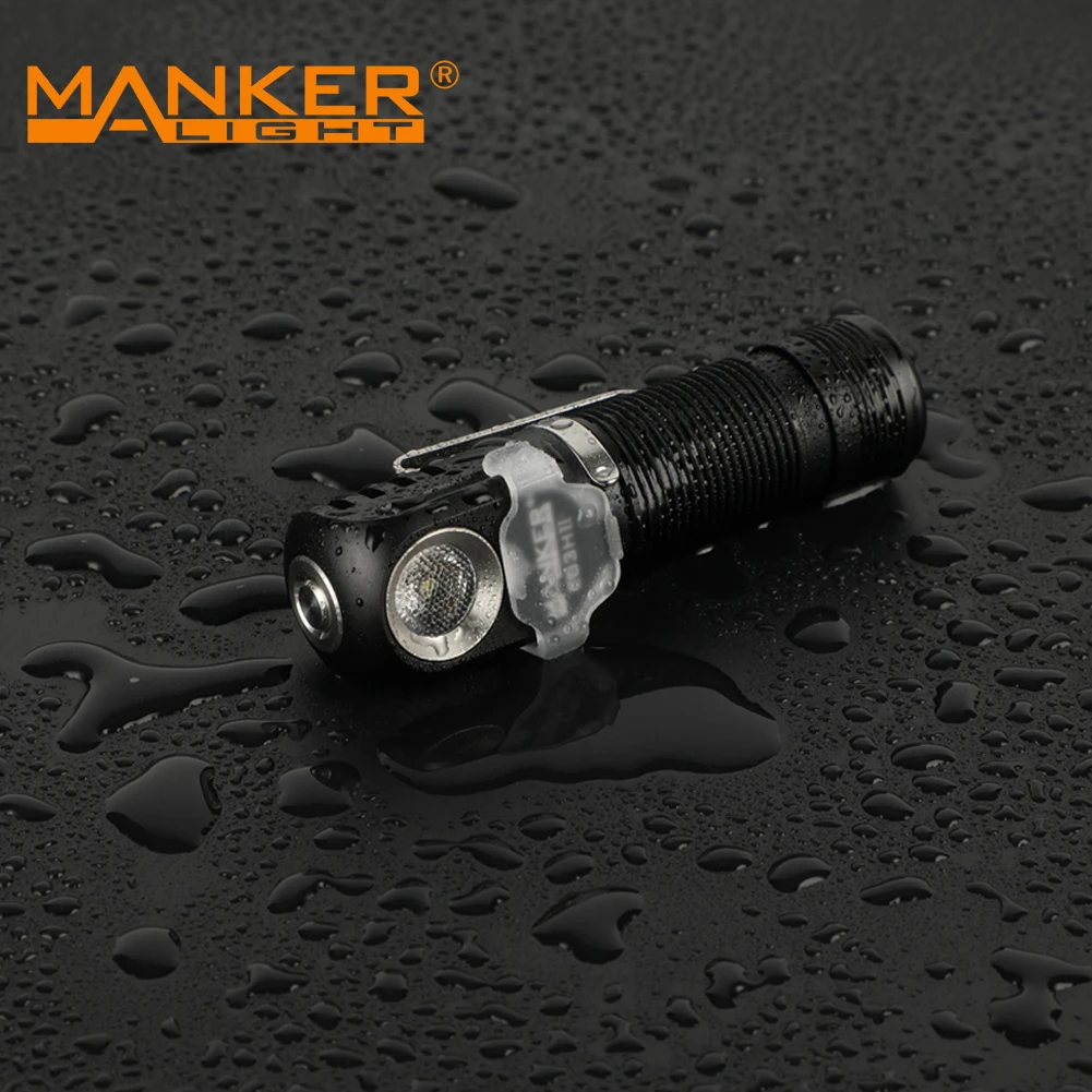 Ультракомпактный карманный фонарик Manker E03H II 600LM AA 14500 со светодиодом Luminus SST20