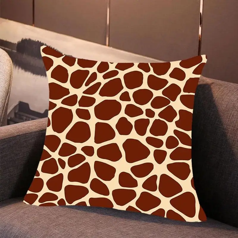 

Leopard-Print Pillowcase Decorative Bed Pillow Cover Sofa Cushion Bed Home Decor Car Cushion Cover Cute Pillow Case 45*45cm