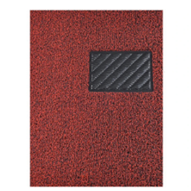 1pcs front red Автомобильные коврики универсальные легко моющиеся водонепроницаемые и грязные основные и пассажирские автомобильные коврики - Название цвета: 1pcs front red