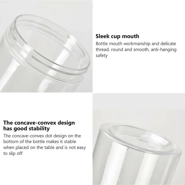 PET Clear Round Wide-mouth Plastic Jars Empty Cosmetic Box Food Storage Container Bottle 30ml 50ml 60ml 80ml 100ml 120ml 150ml 5