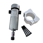 Двигатель шпинделя постоянного тока 800 Вт, 0-110 В постоянного тока, 20000 ОБмин, фрезерный, воздушный, холодный шпиндель для гравировки, с зажимом 52 мм, 1 шт.