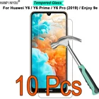 10 шт.лот для Huawei Y6  Y6 Prime  Y6 Pro(2019) 6,09 дюйма твердость 9H 2.5D Закаленное стекло пленка защитная пленка для экрана