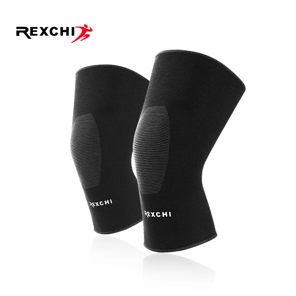 REXCHI 1 пара нейлоновых наколенников компрессионный рукав для женщин фитнес
