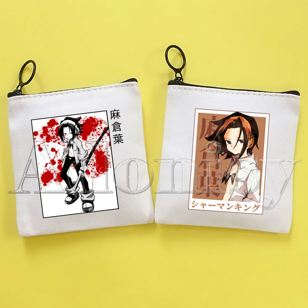 

JAPAN Anime Shaman King Yoh Asakura Amidamaru Wallets Coin Pocket Vintage Male Purse Function Boy Girl Wallet With Card Holders