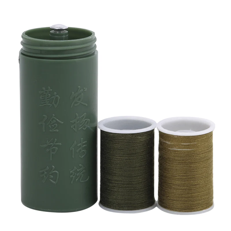 Армейский зеленый портативный комплект для шитья Новый мини набор чехол