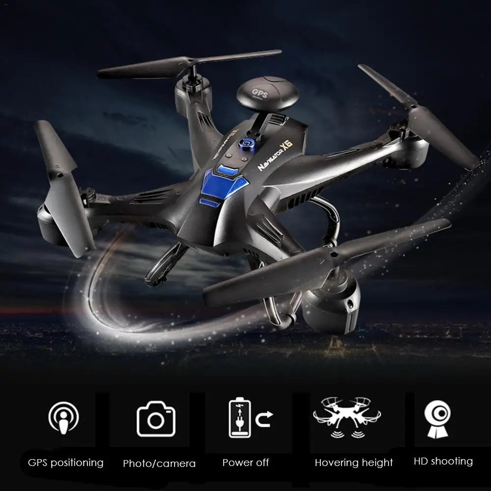 X191 Дрон с gps Квадрокоптер Профессиональный FPV HD WiFi камера живое видео