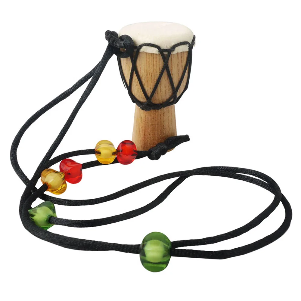 2 шт . мини Джамбе барабанщик индивидуальность Djembe кулон перкуссия музыкальный