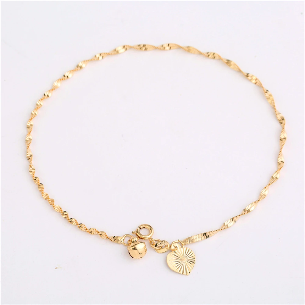 Женская модная трендовая прозрачная металлическая цепочка в форме сердца тонкая