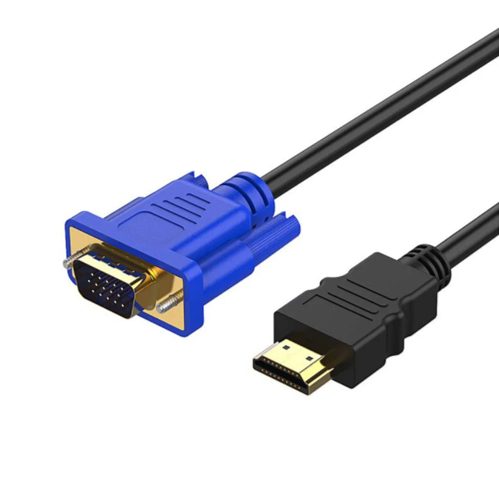 

HDMI-compatible to VGA 1080p conversion cable HDMI-compatible connecr HDMI-1.8m version 1.4