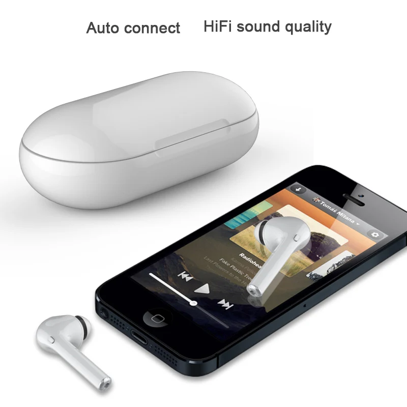 TWS беспроводные Bluetooth наушники Hi Fi pk i10 elari гарнитура с глубокими басами стерео