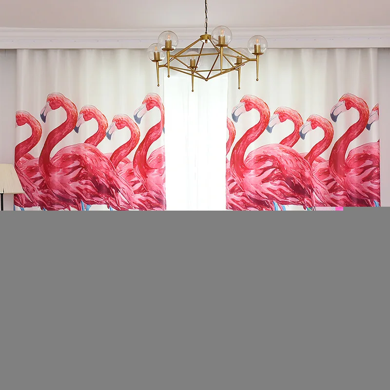 Фабрика сразу гарантия качества спальня исследование полу-затенение занавески