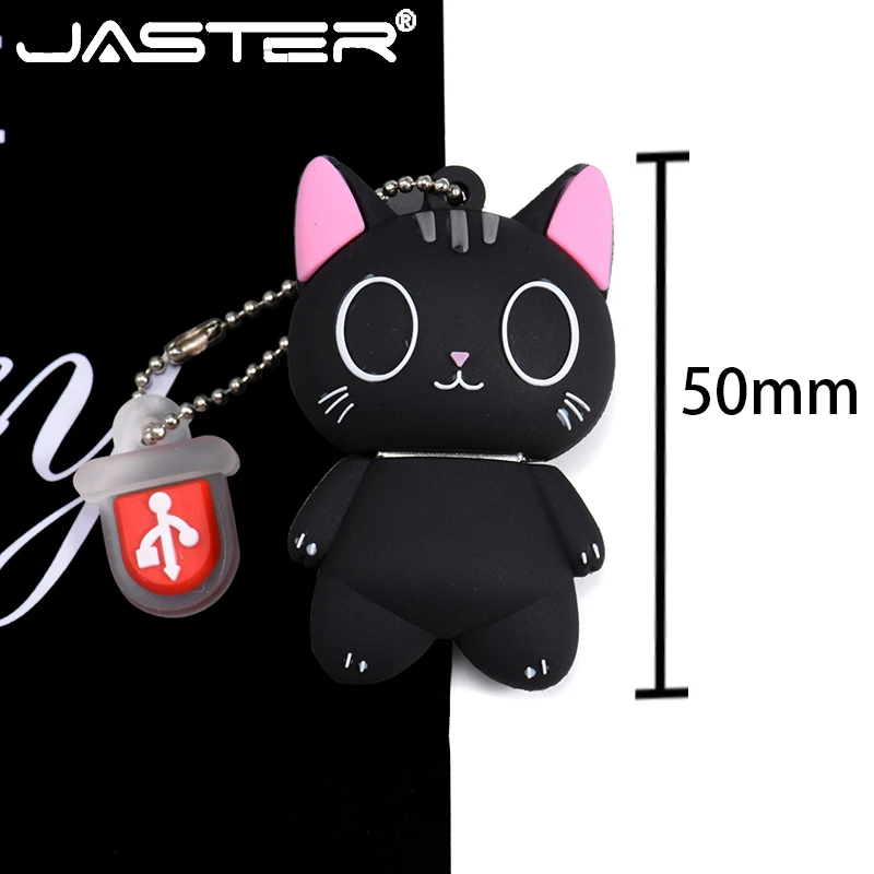 

JASTER cartoon cat usb flash drive usb pendrive et 4GB 8GB 16GB 32GB 64GB 128GB USB 2.0 bulk gift usb memory stick u disk
