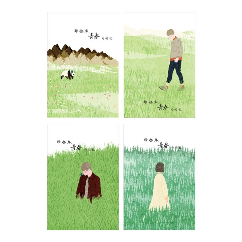 

2x A5 Simple and Fresh Style Notebook Paper 60 pages Diary Gift K92C