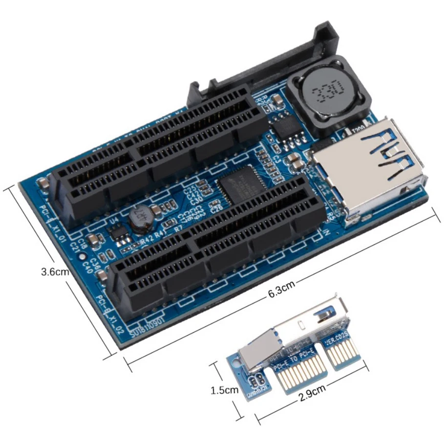 новая плата расширения pci express usb 30 а