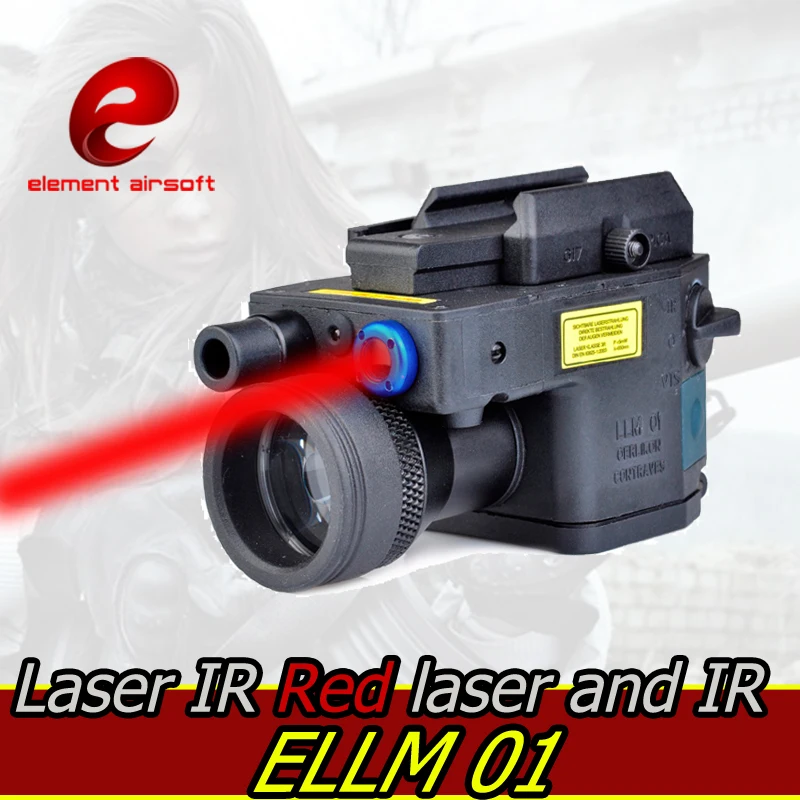Охота светильник элемент тактический фонарь красный ИК лазерный ELLM01 вспышка Softair