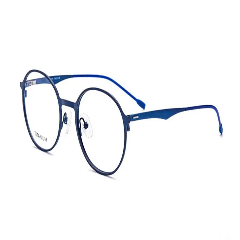 

MONGOTEN Retro Unisex Fashion Round Frame Titanium Alloy Full Rim Prescriptions Lens Optical Eyewear Presbyopia Reading Glasses