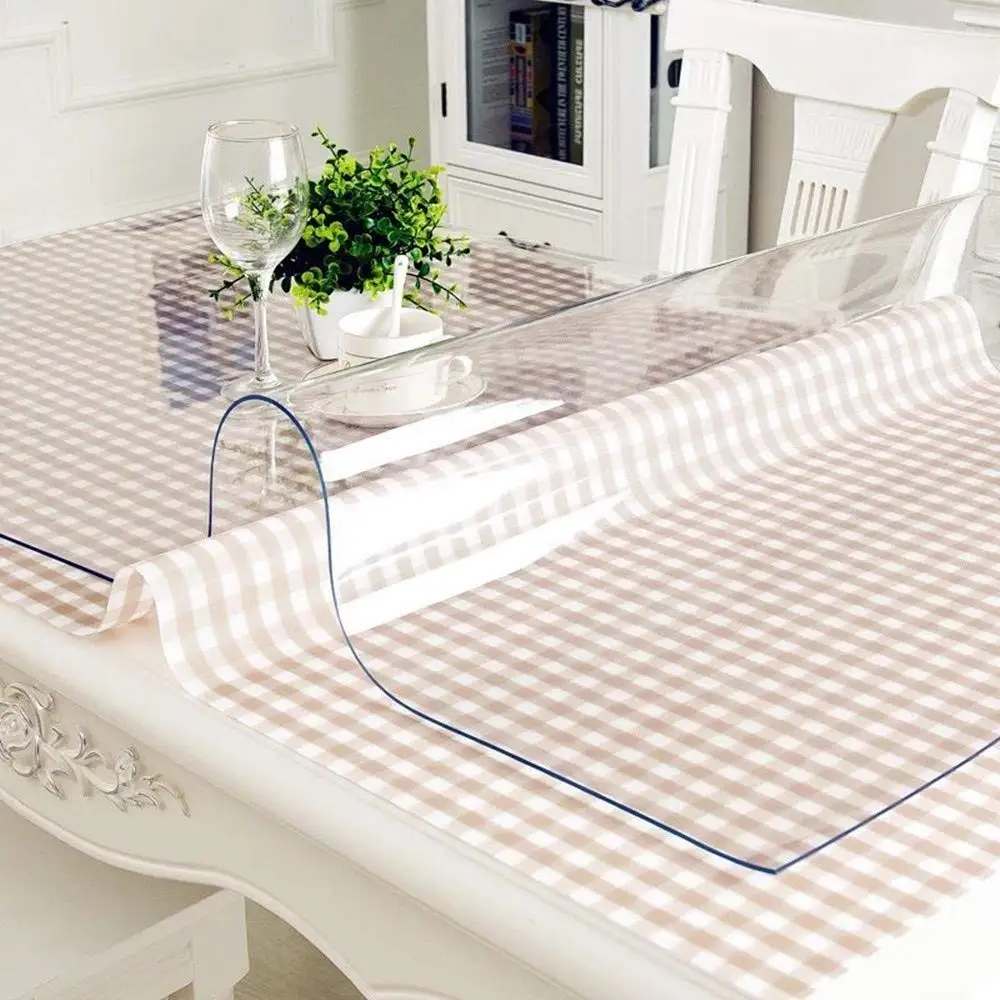 Protector Pad - 60 x 24 Inch Waterproof Plastic Table for 5 Foot Rectangle Vinyl Cover PVC Desk Mat f | Компьютеры и офис