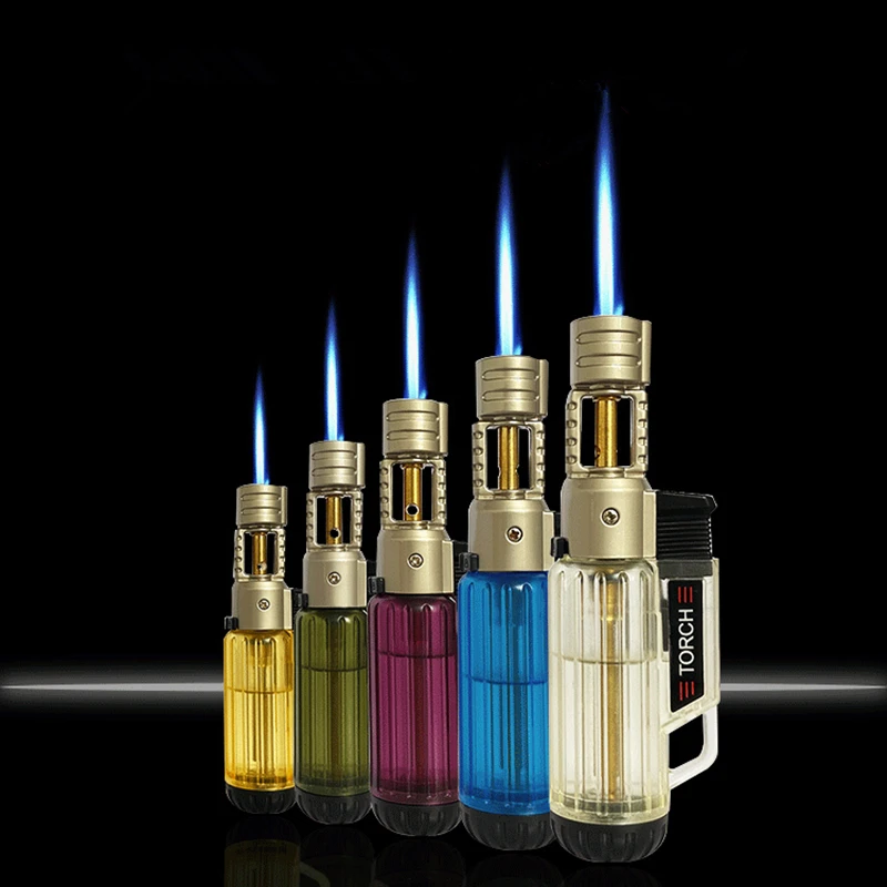 

Spray Gun Welding Torch Straight Into The Lighter Factory Direct Sales Of New Outdoor Windproof Barbecue Cigar Accessories