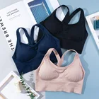 Бюстгальтер женский бесшовный с чашками пуш-ап, спортивный кроп-топ для воркаута, майка для фитнеса, нижнее белье, спортивный бюстгальтер, спортивная одежда