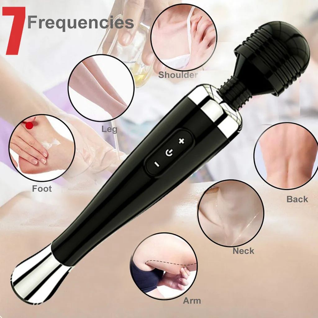Мощный Ручной Электрический массажер для тела глубокий массаж тканей личная