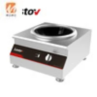 commercial customized 3 5kw 5kw touch knob induction wok cooker stove