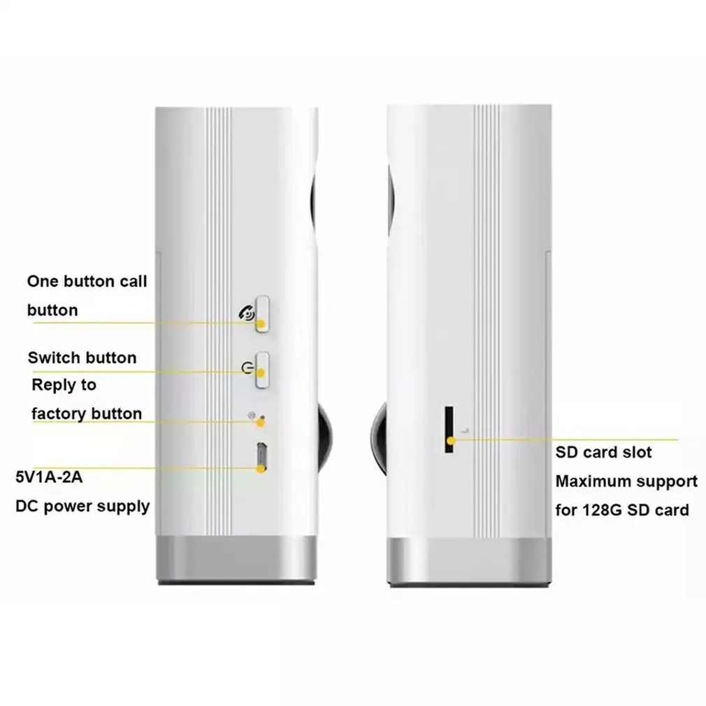 

Removable battery voice wireless surveillance camera 1080P USB charging IP Camera Smart Home Indoor Security