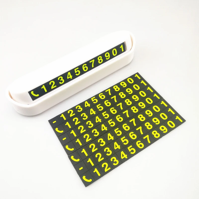 Автомобильная карточка для временной парковки с номером телефона автозапчасти