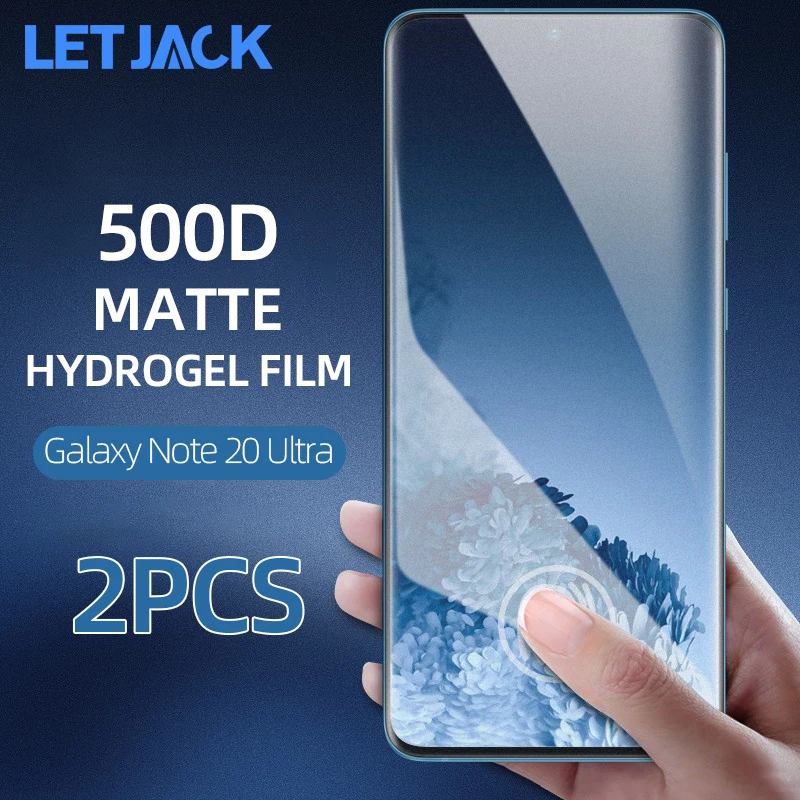 

Anti-fingerprint Matte Hydrogel Film for Samsung Galaxy Note 20 Ultra S20 S21 Plus S22 Ultra A51 A70S A50 Protective Not Glass