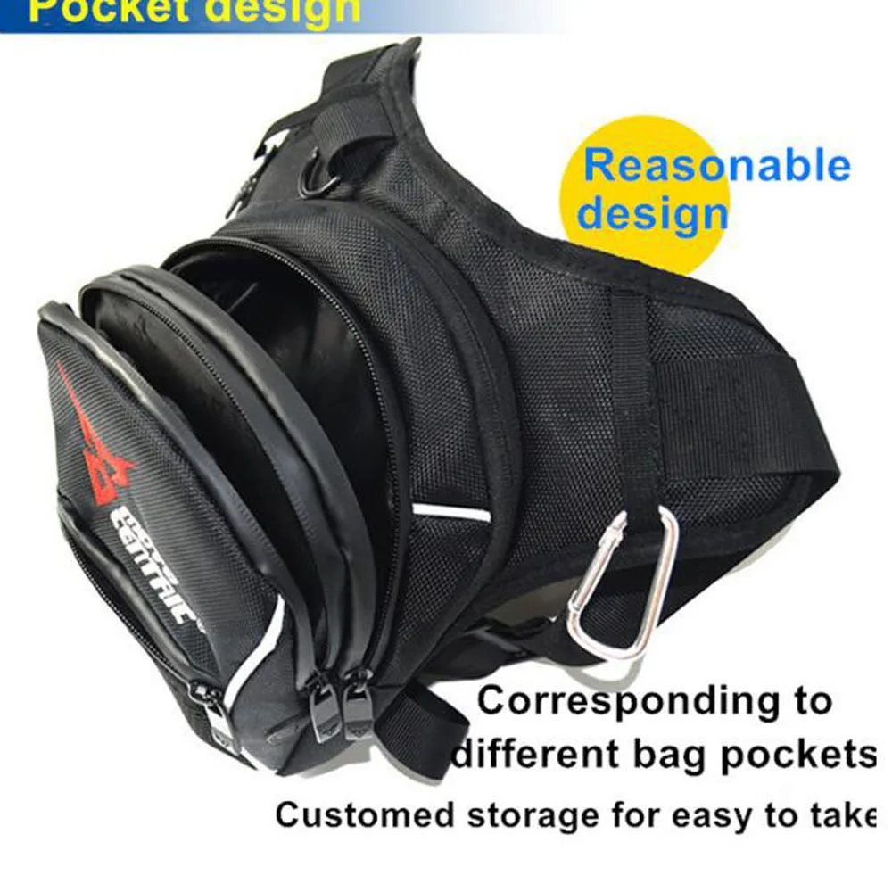 

Motocross Leg Bag Motorcycle Waterproof Oxford Waist Bag for Men Women drop belt leg bag outdoor Casual Motorbike motor bag