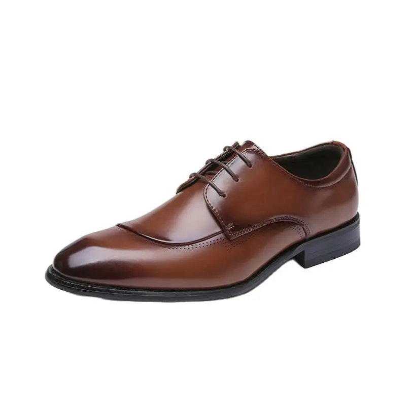 Genuine Leather Men Shoes Fashion Lace-Up Formal Casual Business Office Size 39-44