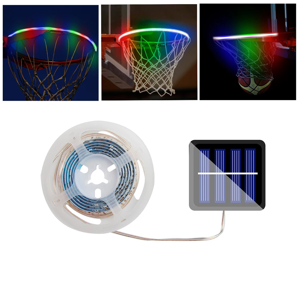 Светодиодный светильник обруч для баскетбола на солнечной батарее светодиодный