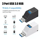 USB-концентратор, 3 порта USB 2.0, 3.0, Для подключения к компьютеру, ноутбуку, кардридера для iPhone, Xiaomi