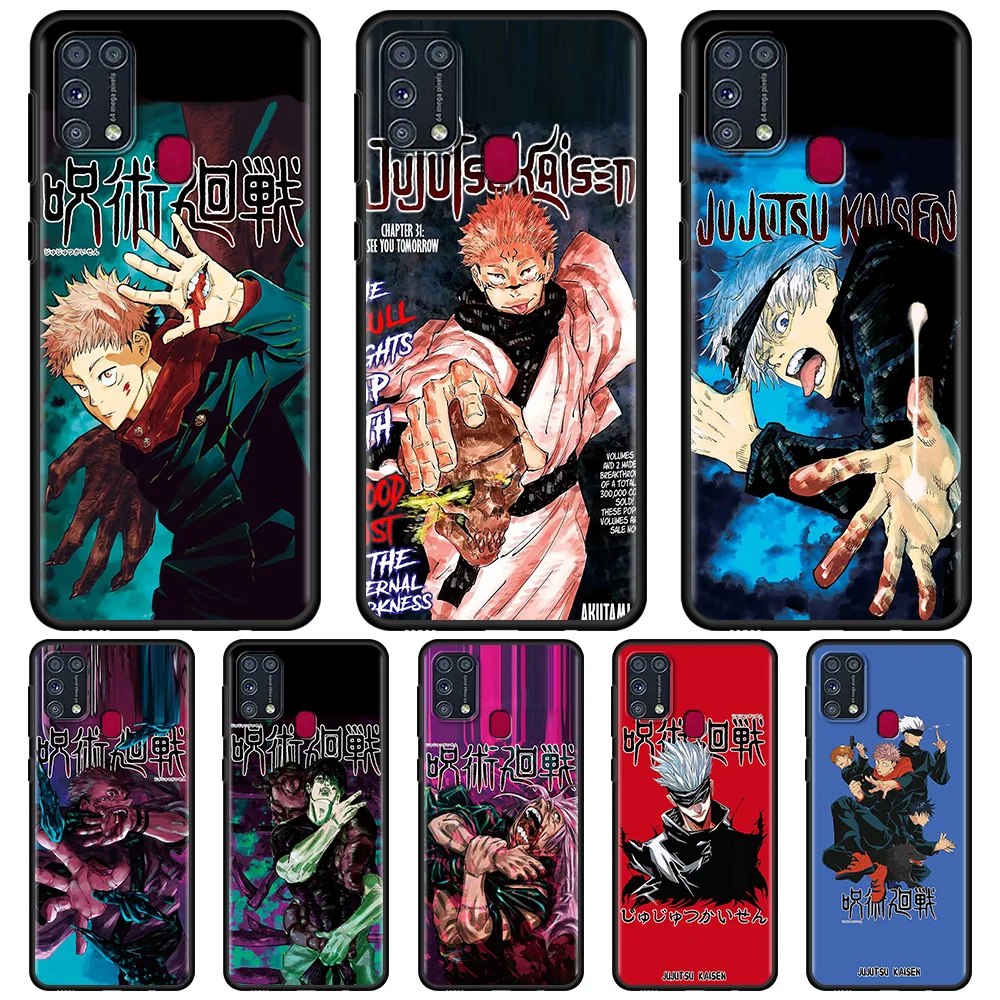 

Anime Jujutsu Kaisen Soft Silicone Phone Case For Samsung Galaxy A50 A70 A10 A30 A20e A20s M51 M31 M31s Back Cover A10s A40