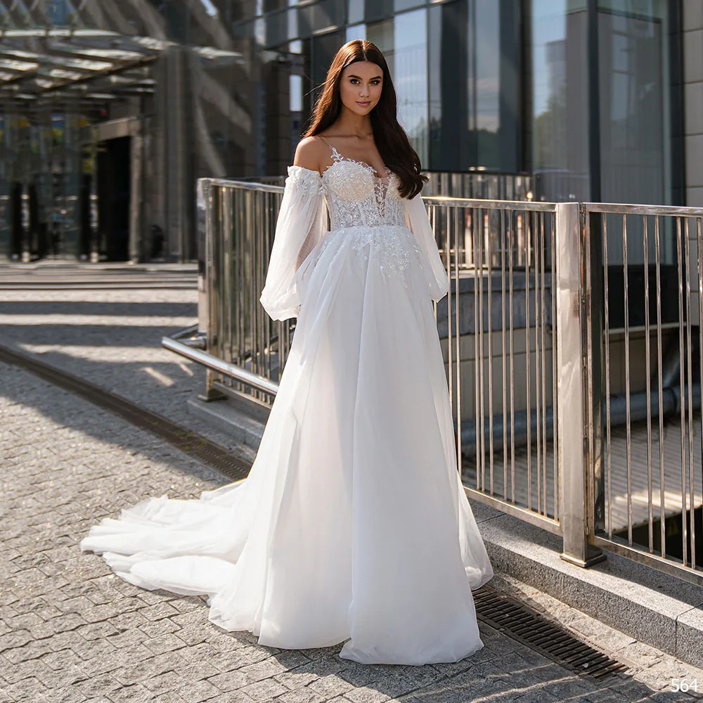 

Elegant Satin A-Line Wedding Dresses 2021 Sexy V Neck Bridal Gowns Backless Sleeveles Robe De Mariee Gowns Dresses Plus Size
