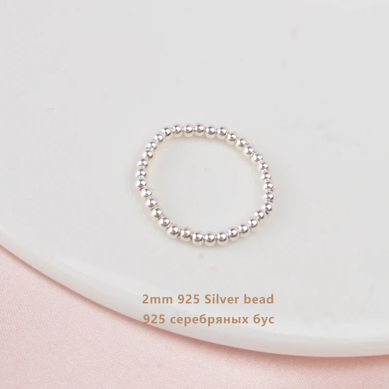 925 Silver ASHIQI модные 3-4 мм Мини Маленькие натуральные кольца из пресноводного жемчуга для женщин Настоящее серебро 925 пробы ювелирные изделия для женщин подарок - Цвет камня: 925 Silver
