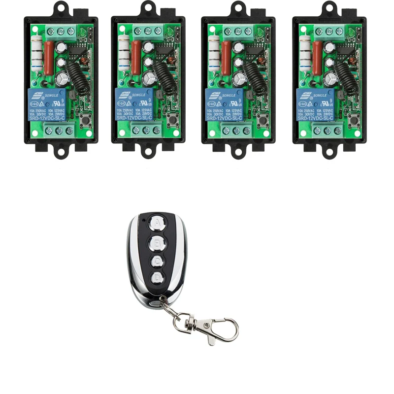 220 В переменного тока 1 канал RF беспроводной пульт дистанционного управления