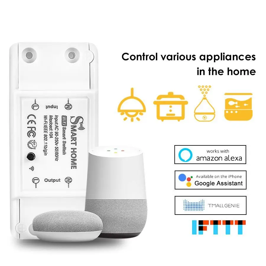 1 шт. умный WiFi светильник Tuya APP Универсальный DIY модуль для умного дома