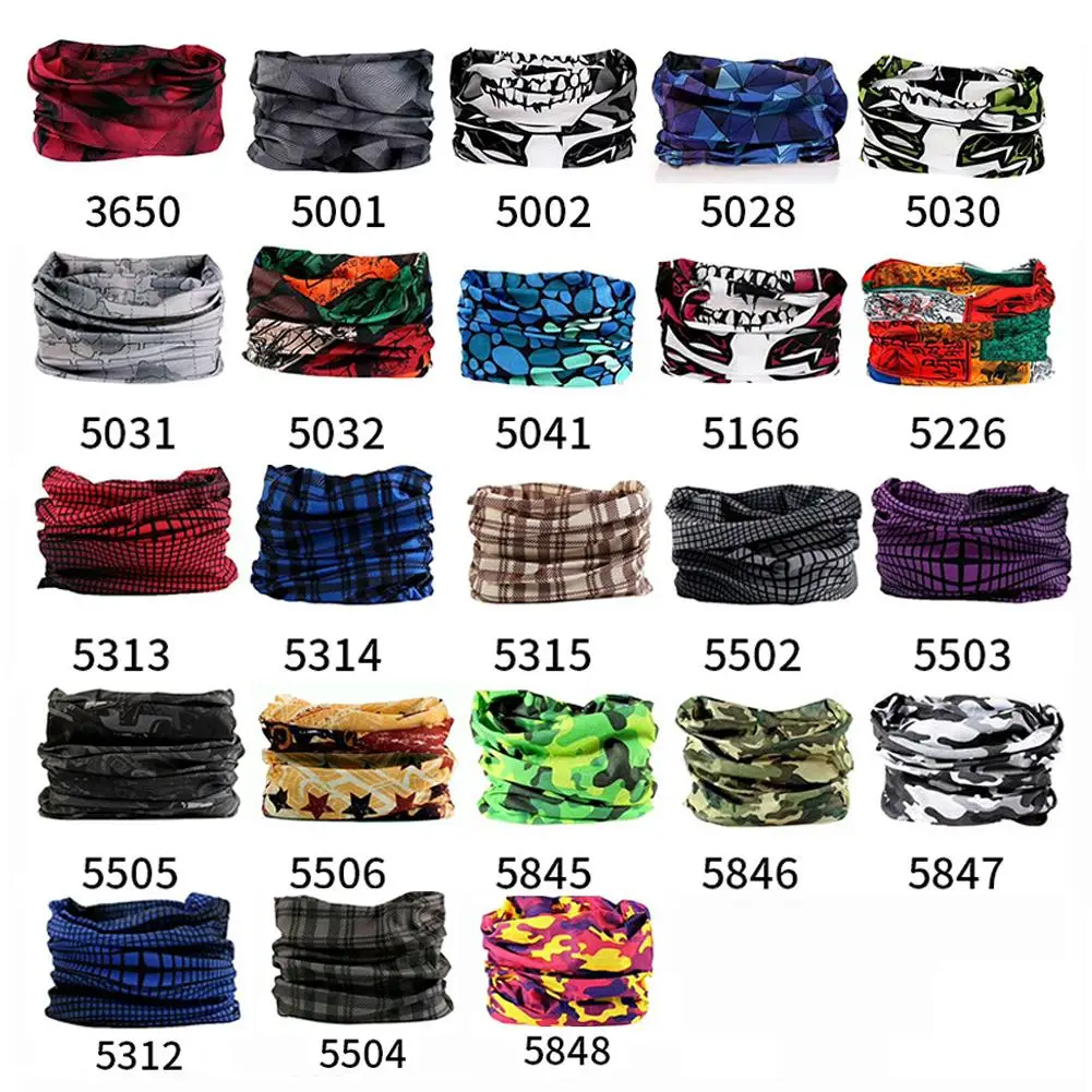 Стильная маска шарф унисекс волшебный чехол для лица ветрозащитная головная