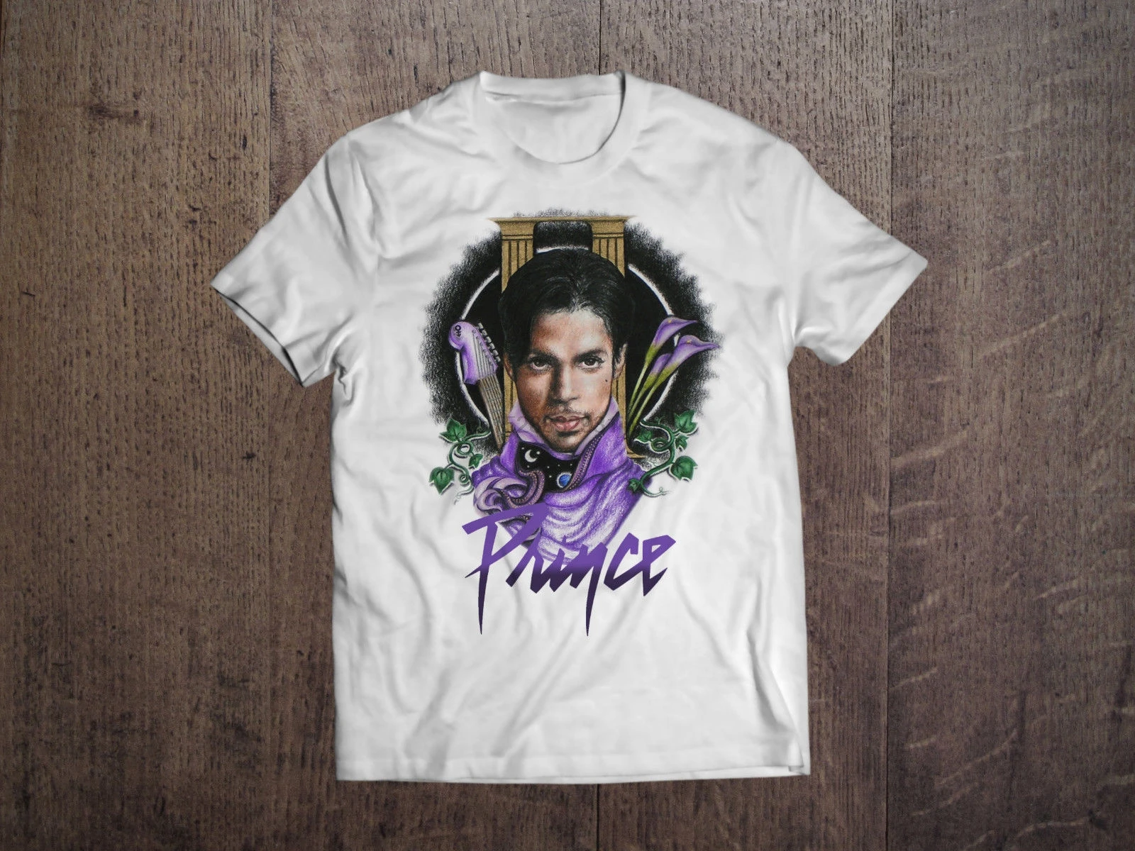 Футболка мужская с рисунком принца R.I.P модная тенниска из хлопка короткими