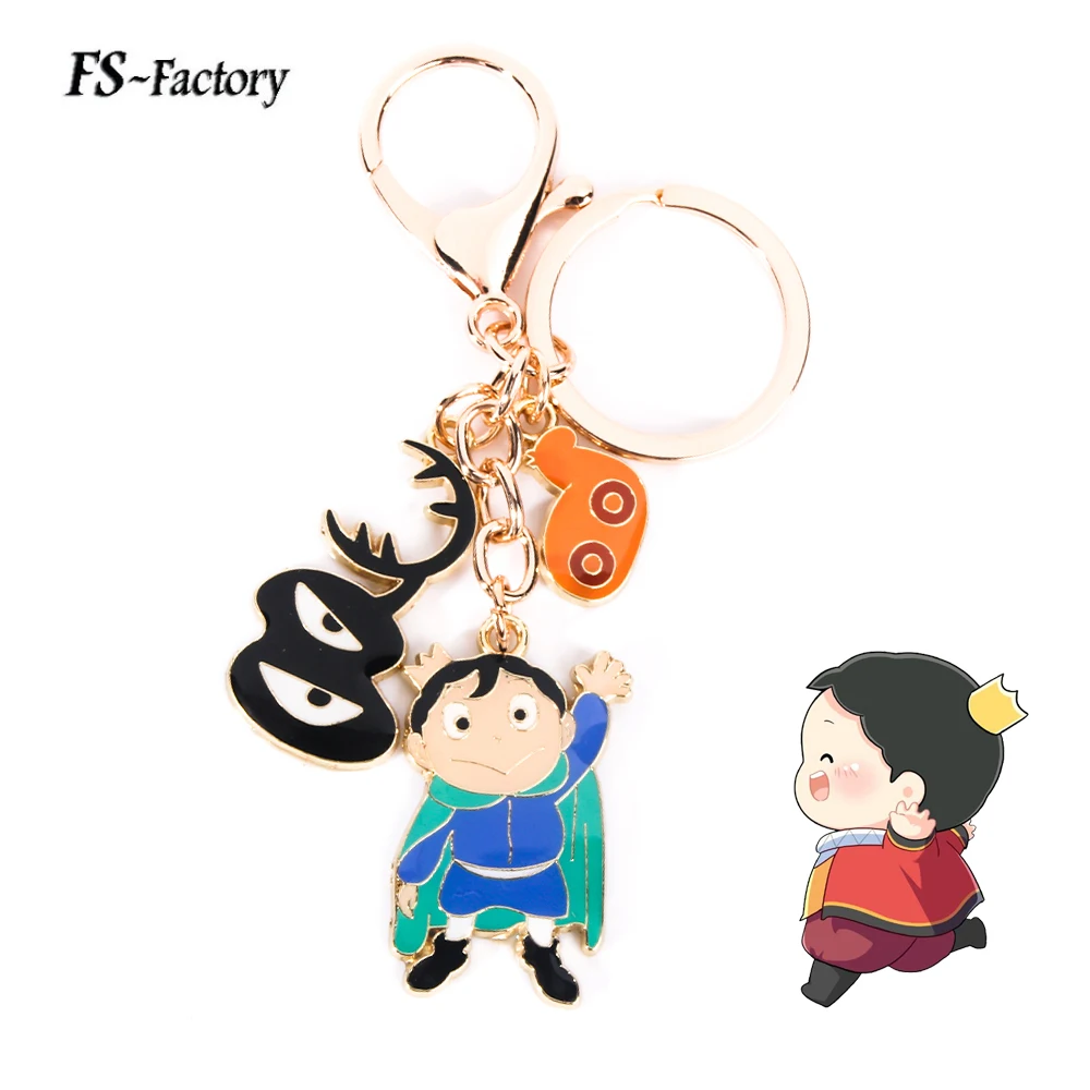 

Anime Ranking of Kings Metal Keychain Cute Cartoon Figure Poggi King Pendant Charm Dangle Keyring Chain For Friends Gift Jewelry