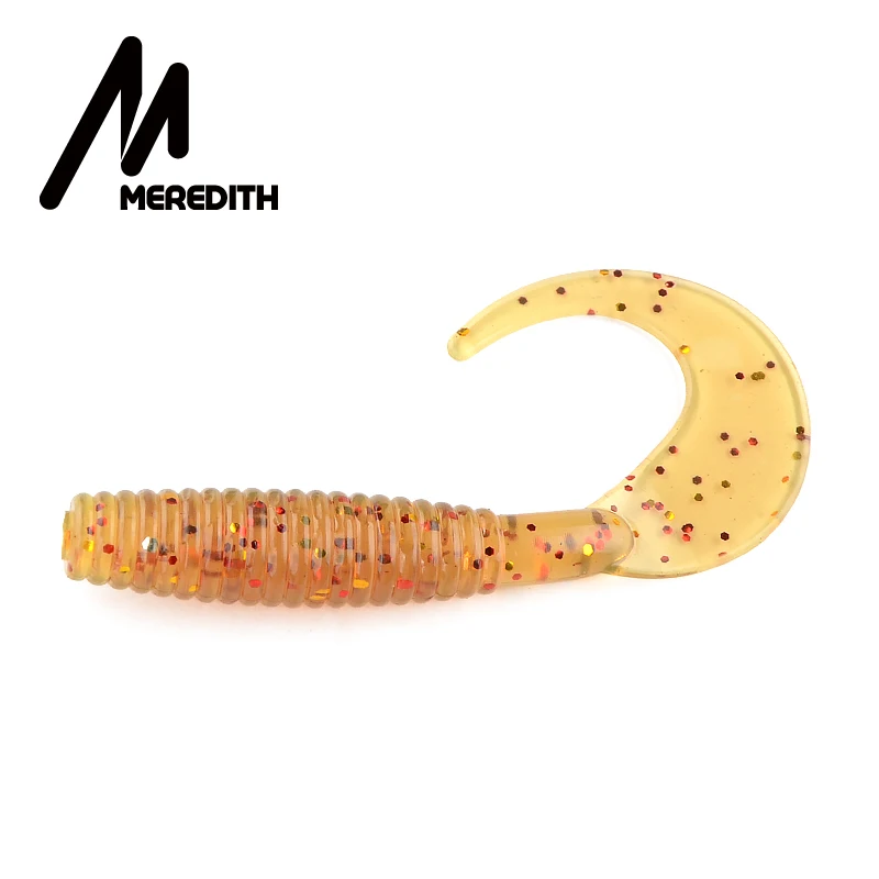 MEREDITH 20 шт./лот Мягкая приманка для рыбалки 50 мм 1,26 г Grub искусственные мягкие приманки Хищник снасти мягкие рыболовные черви воблеры - Цвет: L