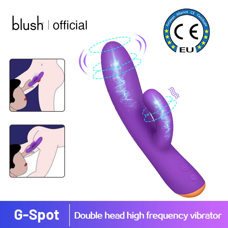 G Spot фаллоимитатор кролик вибратор для женщин двойная вибрация Силиконовый